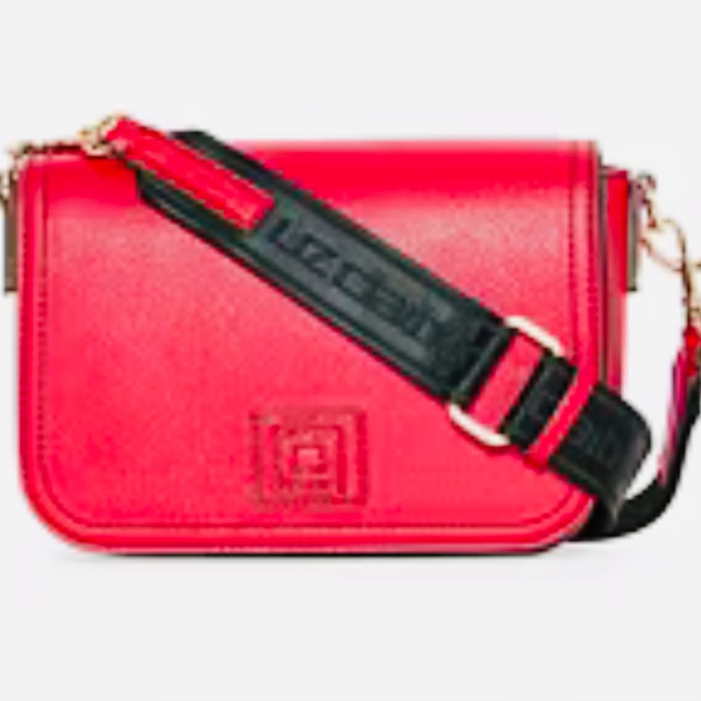 Liz Claiborne Maddie Crossbody Bag. Deep Red.